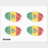 Boliviano/ Boliviana Ovale Sticker (Vel)