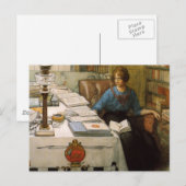 Bolla in de bibliotheek briefkaart (Voorkant / Achterkant)