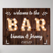 bollen barteken poster (Voorkant)