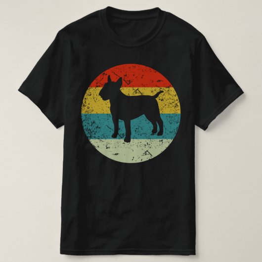 bollen doodsbang boston retro  silhouette 70 s t-shirt (Design voorkant)