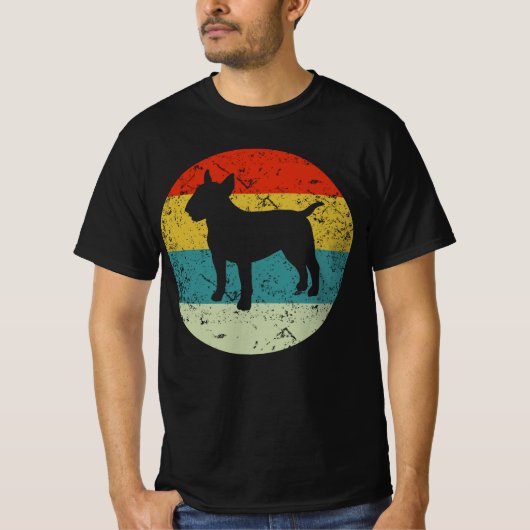 bollen doodsbang boston retro  silhouette 70 s t-shirt (Voorkant)