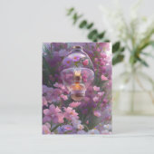 Bollen in bloemen, Postcrossing Briefkaart (Staand voorkant)