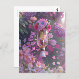 Bollen in bloemen, Postcrossing Briefkaart