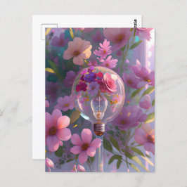 Bollen in bloemen, Postcrossing Briefkaart