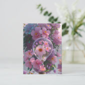 Bollen in bloemen, Postcrossing Briefkaart (Staand voorkant)