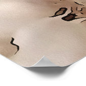 bollen van acrylvezels poster (Hoek)