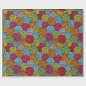 bollen van garen cadeaupapier (Vlak)