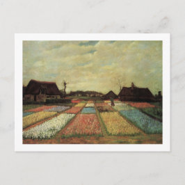 Bollenvelden door Vincent van Gogh. Briefkaart