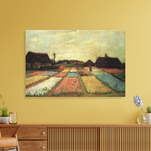 Bollenvelden door Vincent van Gogh Canvas Afdruk