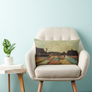 Bollenvelden door Vincent van Gogh Kussen