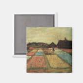 Bollenvelden door Vincent van Gogh Magneet (Voorkant / Achterkant)