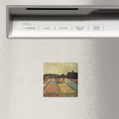 Bollenvelden door Vincent van Gogh Magneet (Insitu (Vaatwasser))