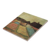 Bollenvelden door Vincent van Gogh Tegeltje (Zijkant)