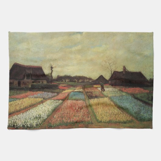 Bollenvelden door Vincent van Gogh Theedoek (Horizontaal)