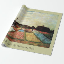 Bollenvelden door Vincent van Gogh. Vintage bloem