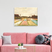 bollenvelden | Vincent van Gogh Canvas Afdruk (Insitu (Woonkamer))