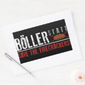 Böller statt Brot ! Rechthoekige Sticker (Envelop)