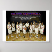Bolling AFB Basketbalteam Poster (Voorkant)