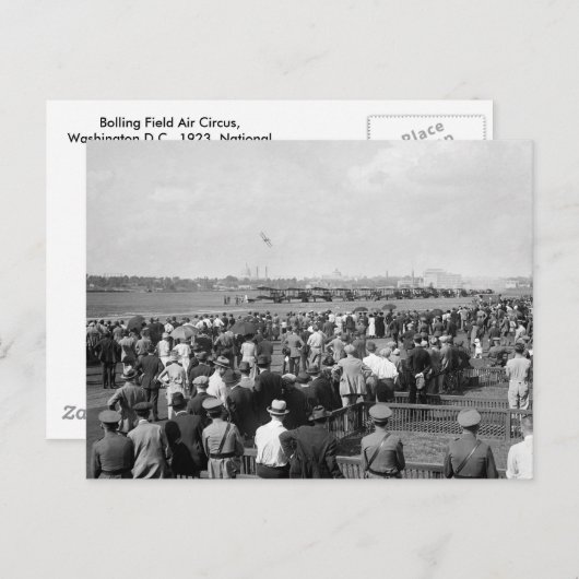 Bolling Field Air Circus: 1923 Briefkaart (Voorkant / Achterkant)