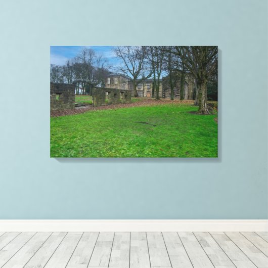 Bolling Hall, Bradford Canvas Afdruk (Insitu (Houten vloer))