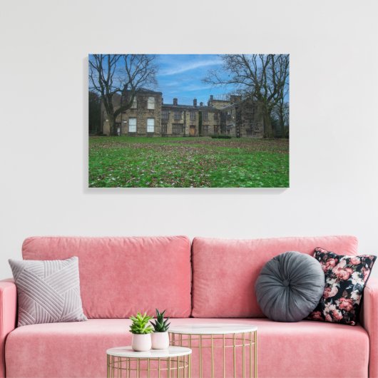 Bolling Hall, Bradford Canvas Afdruk (Insitu (Woonkamer))