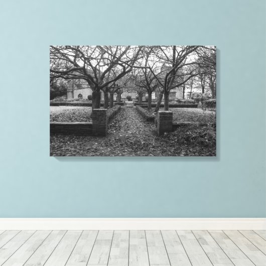 Bolling Hall Grounds, Bradford Canvas Afdruk (Insitu (Houten vloer))