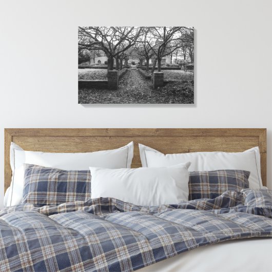 Bolling Hall-terrein, Bradford Canvas Afdruk (Insitu (Slaapkamer))
