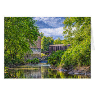 Bollinger Mill en Burfordville Covered Bridge