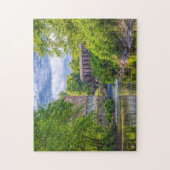 Bollinger Mill en Burfordville Covered Bridge Legpuzzel (Verticaal)