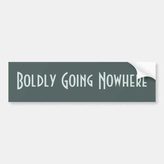 Bolly Going Nowhere Sticker (Voorkant)