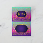 Bollywood Arabian Nights bedankkaart (Binnen)