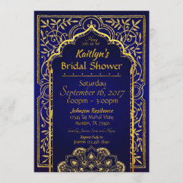 Bollywood Arabian Nights bruids Douche Uitnodiging