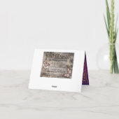 Bollywood Arabian Nights Dankkaart Bedankkaart (Achterkant)