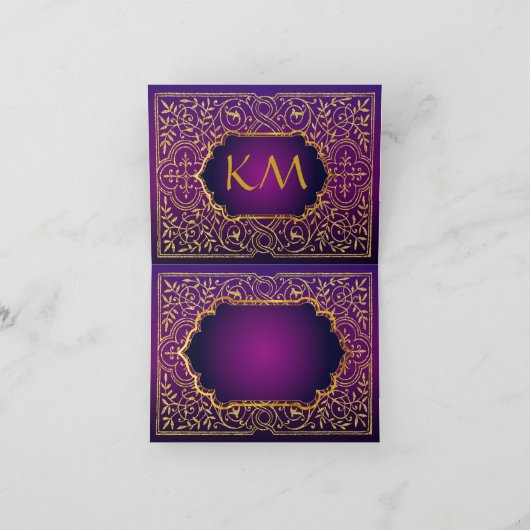 Bollywood Arabian Nights Dankkaart Bedankkaart (Binnen)