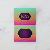 Bollywood Arabian Nights Thank You Note Card Bedankkaart (Binnen)