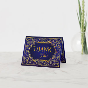 Bollywood Arabian Nights Thank You Note Card Bedankkaart
