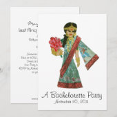 Bollywood Bachelorette Kaart (Voorkant / Achterkant)