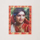 Bollywood diva actrice Indiase schoonheidsbioscoop Legpuzzel (Verticaal)
