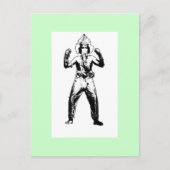 Bollywood Ganeesh Briefkaart (Voorkant)