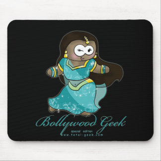 bollywood geek voor zwarte kopie, bollywood geek t muismat