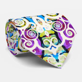 Bollywood Geïnspireerd BLUE Stropdas (Opgerold)