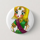 Bollywood - Gema Ronde Button 5,7 Cm (Voorkant)