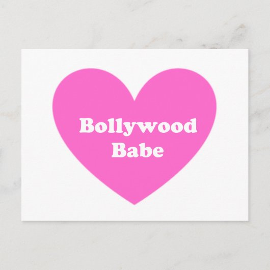 Bollywood Girl Briefkaart (Voorkant)