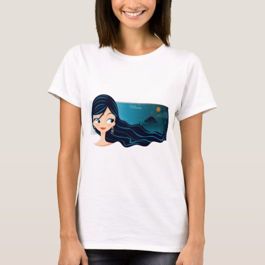 Bollywood Girl T-shirt (Voorkant)