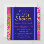 Bollywood Indiase Prinses Baby Shower Kaart (Achterkant)