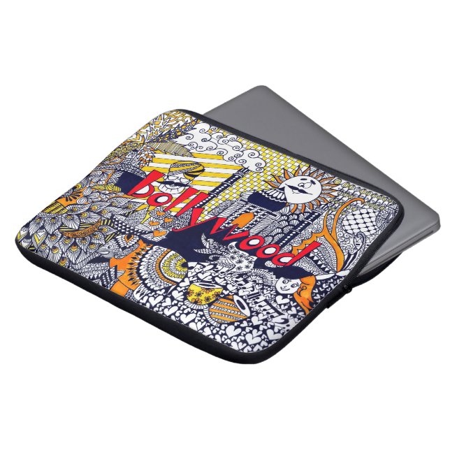 Bollywood Laptop Sleeve (Voorkant top)