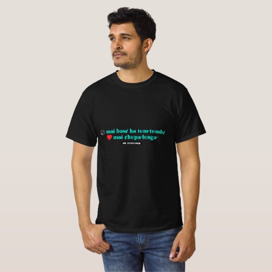 Bollywood muziekliefhebber t-shirt (Voorkant volledig)