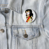 Bollywood - Pa Ronde Button 5,7 Cm (In situ)