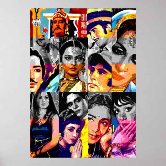 Bollywood Pattern 3 Poster (Voorkant)