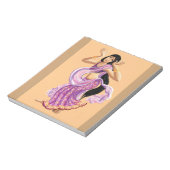 Bollywood sari danseres notitieblok (Linkerzijde)